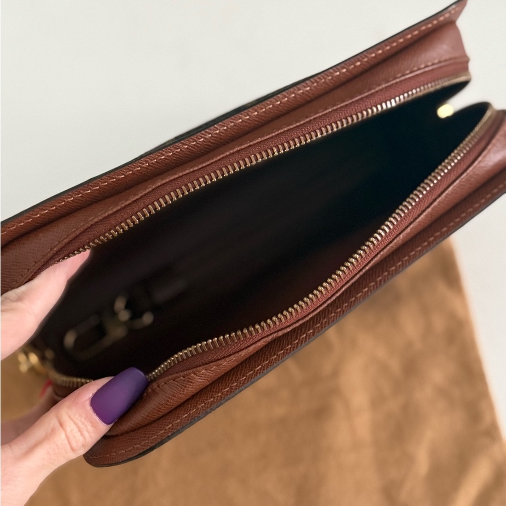 Louis Vuitton Pochette Orsay leather clutch bag ~ Never worn, VINTAGE - Picture 11 of 16